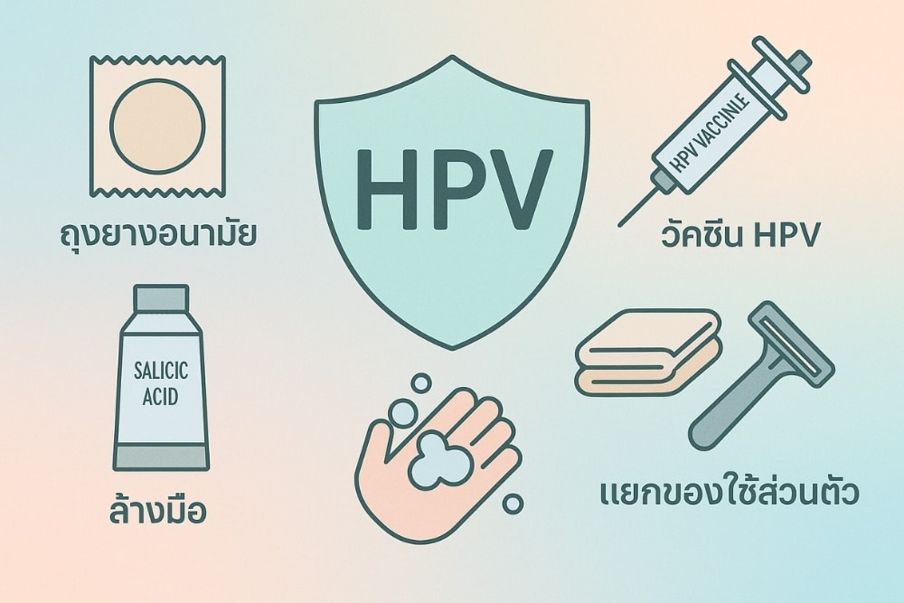 การป้องกันโรค หูด HPV